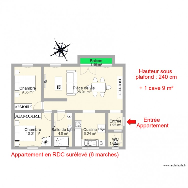 WROBLEWSKI. Plan de 0 pièce et 0 m2