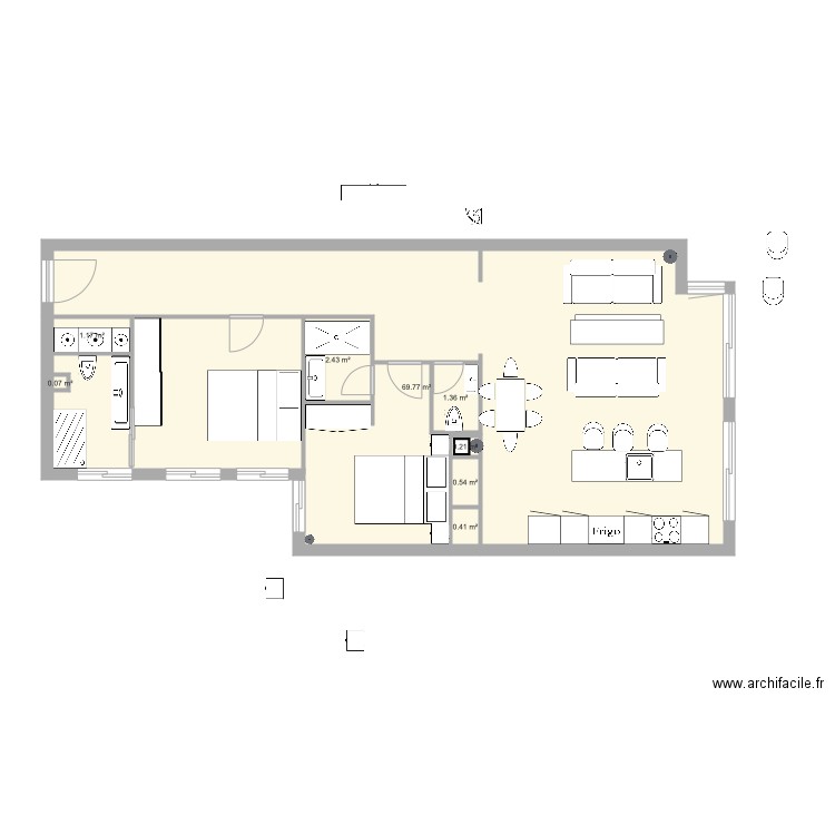  jorje juan 21 opcion 6. Plan de 0 pièce et 0 m2