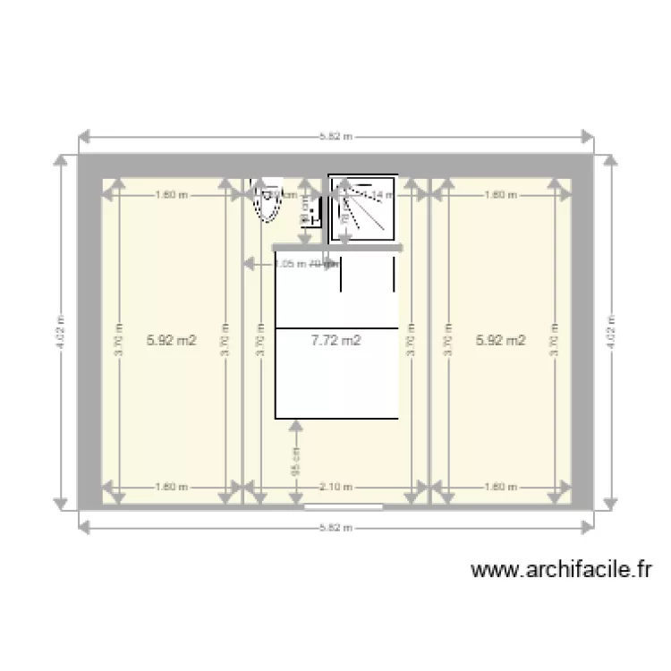 chambre amis combles 2. Plan de chambre amis combles 2. Plan de