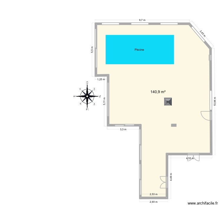 Espace détente coté cuisine V7. Plan de 0 pièce et 0 m2 Espace détente coté cuisine V7. Plan de 0 pièce et 0 m2