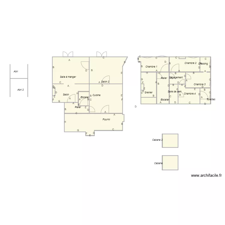 Croquis_ROQUES_plomb2. Plan de 