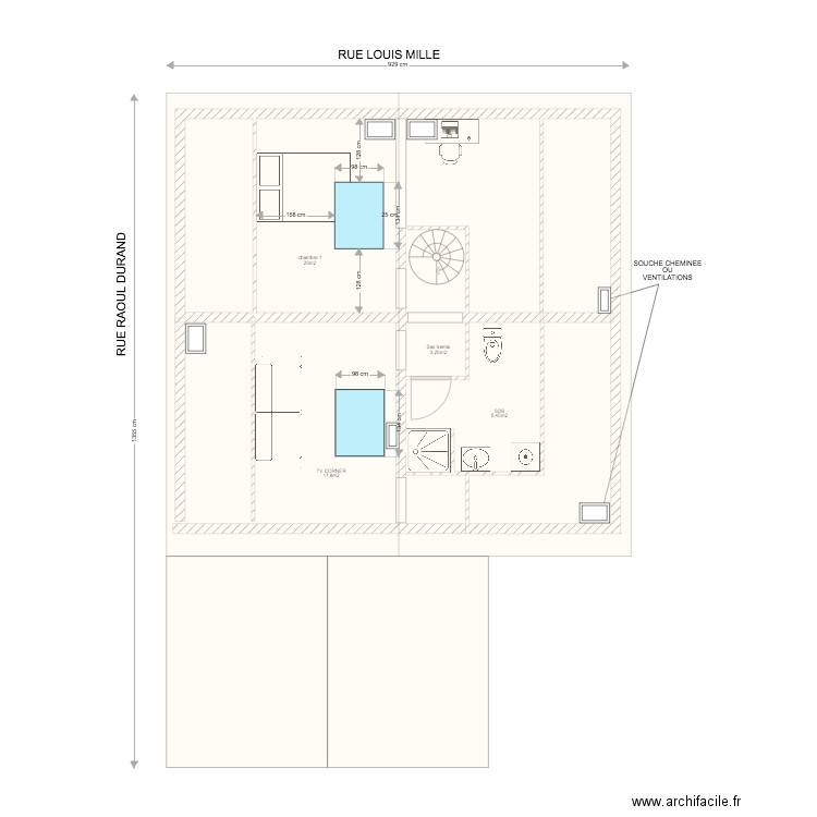 MAIRIE Villeurbanne LOG 4 version 3 etage. Plan de 0 pièce et 0 m2