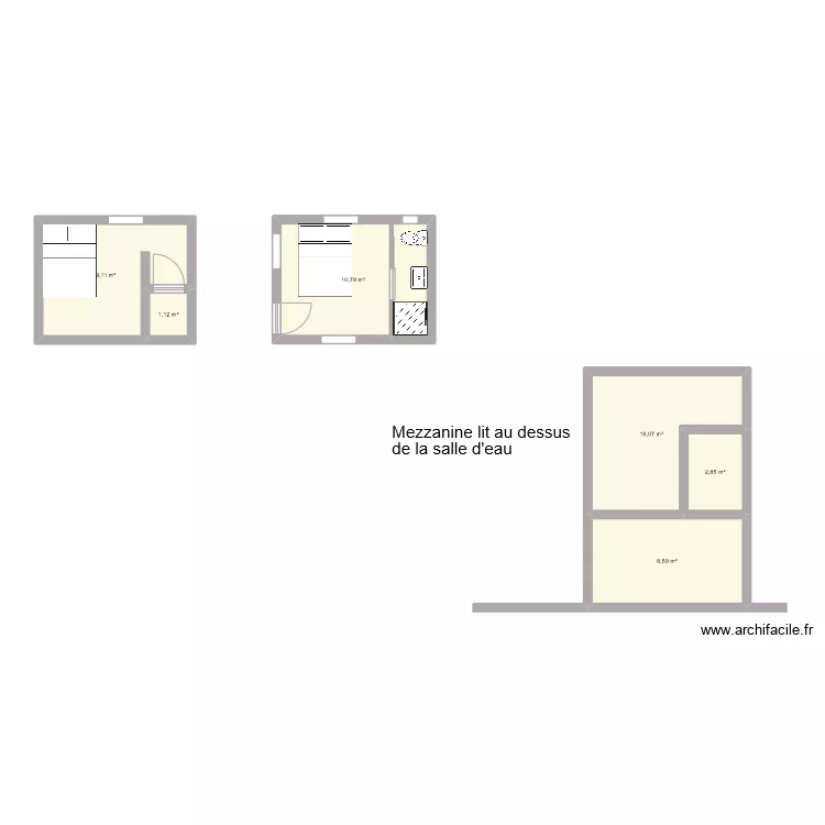 cabane brem. Plan de 