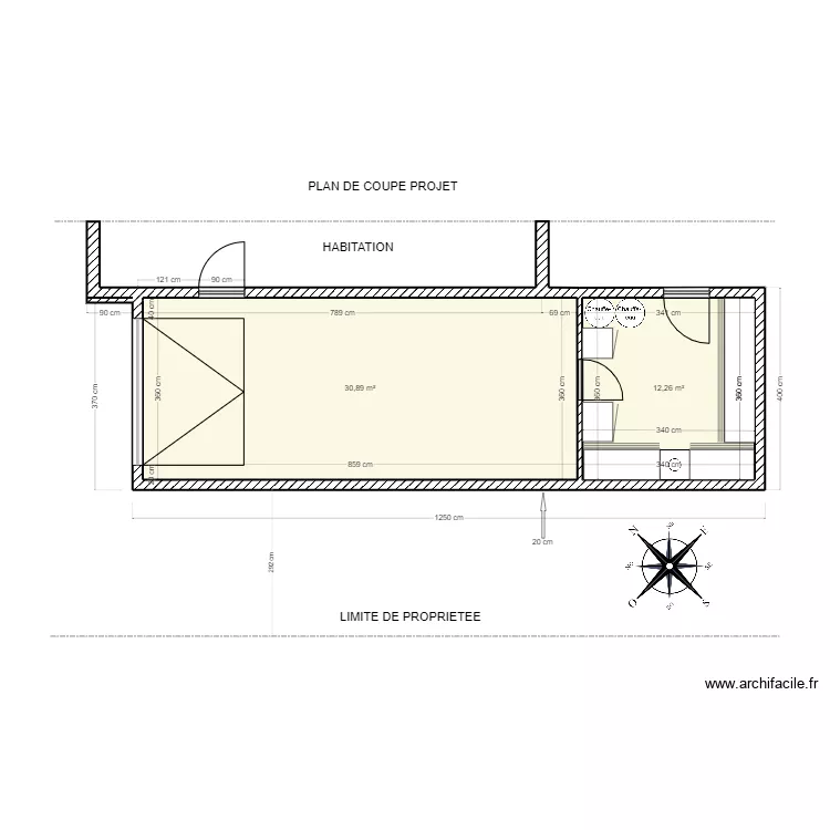 Plan garage / Projet 2. Plan de 
