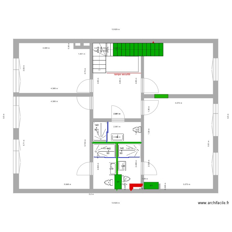 Roodebeek. Plan de 0 pièce et 0 m2