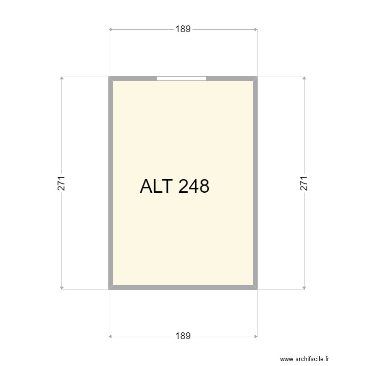 ANA COCINA LEALTAD. Plan de 1 pièce et 5 m2