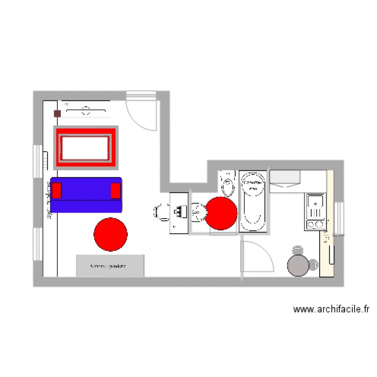 stef. Plan de 0 pièce et 0 m2