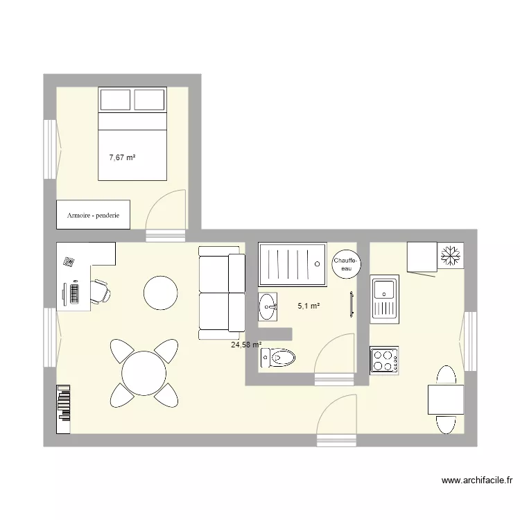 Apart. Plan de Apart. Plan de