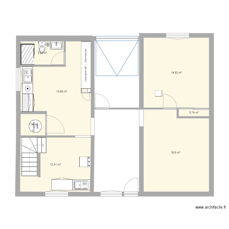 buanderie 3. Plan de 0 pièce et 0 m2