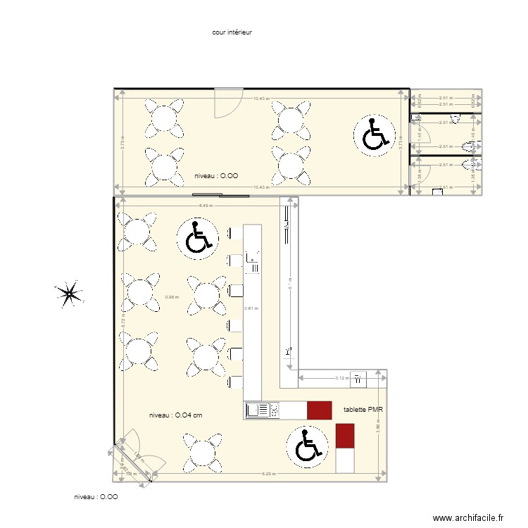 plan penalty avt travaux. Plan de 0 pièce et 0 m2