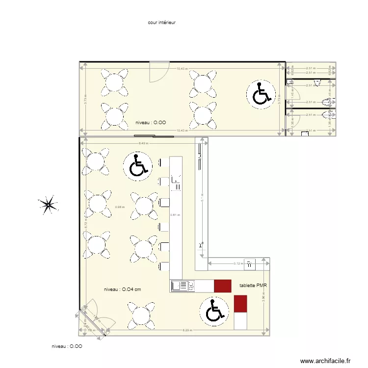 plan penalty avt travaux. Plan de 0 pièce et 0 m2