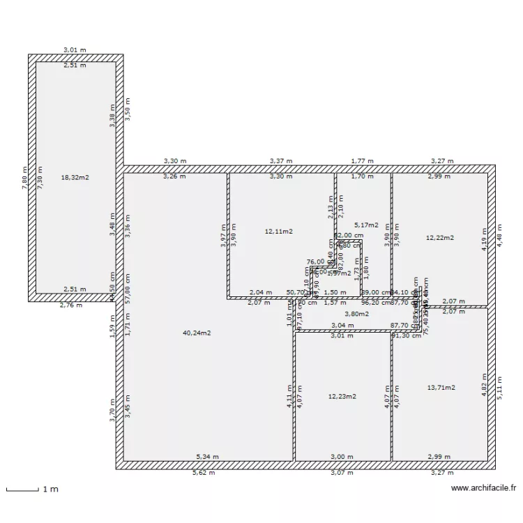Plan initial. Plan de Plan initial. Plan de
