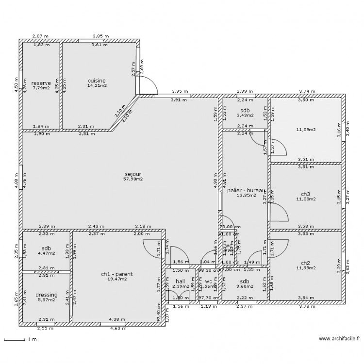 bézier 2. Plan de 0 pièce et 0 m2