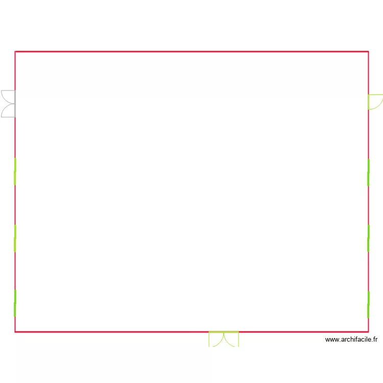 Salle activit&eacute; ecole Ternay. Plan de 