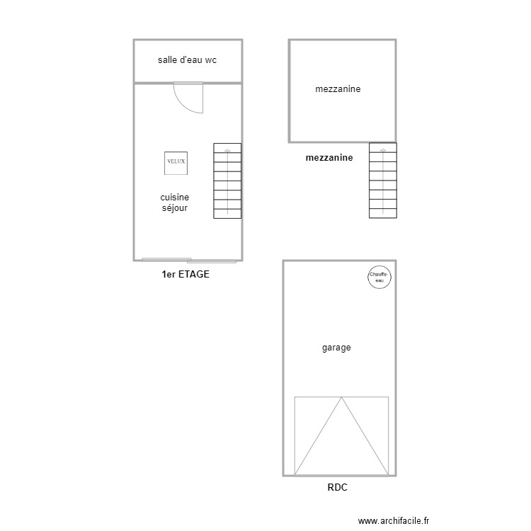 sci roidron. Plan de 0 pièce et 0 m2