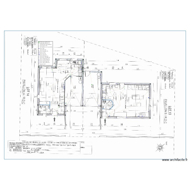 Auterive 13 14 rdc. Plan de 0 pièce et 0 m2