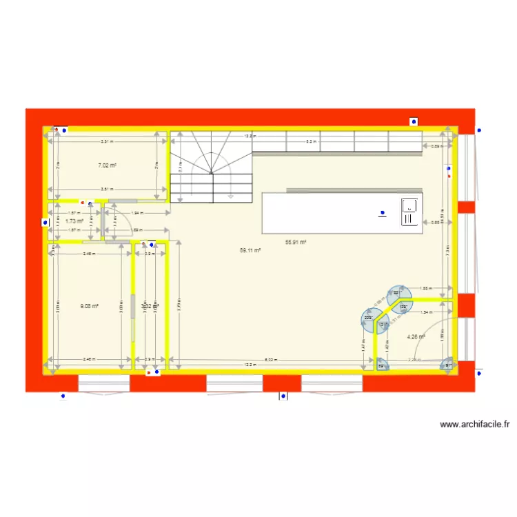 bas saint paul du prince. Plan de 
