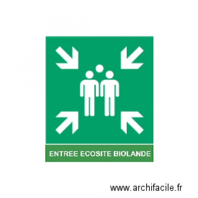 ENTREE ECOSITE BIOLANDE. Plan de 0 pièce et 0 m2
