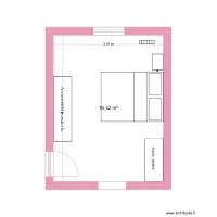 plan existant chambre