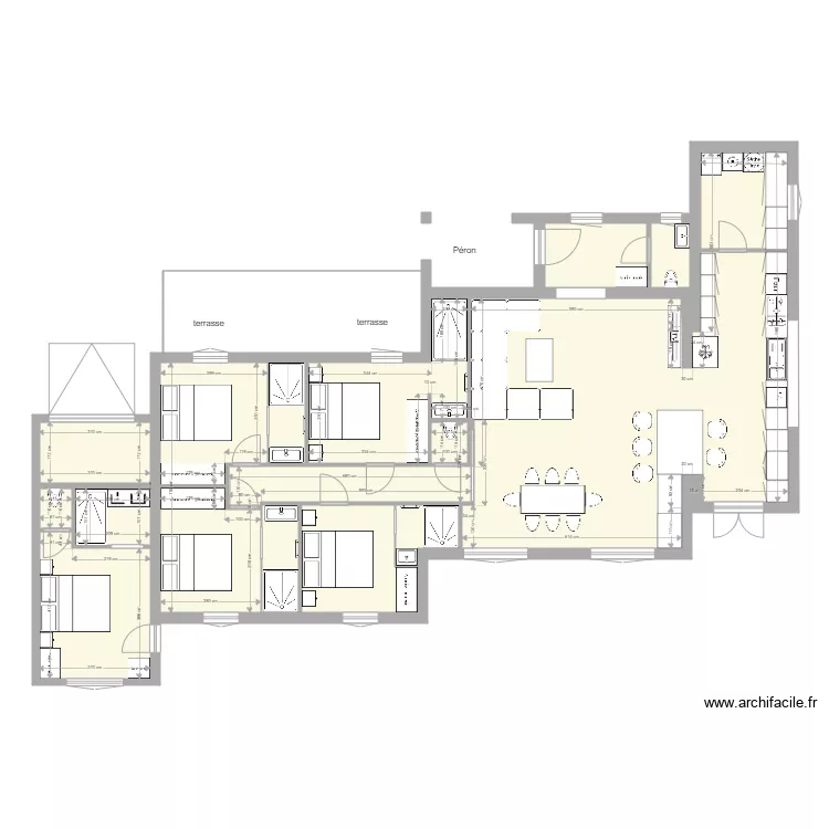 maison plan de la Tour. Plan de 