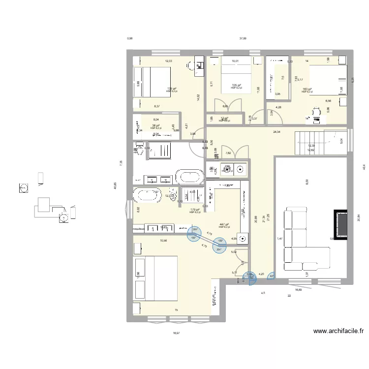 214 ruth deuxieme test. Plan de 8 et 102 m² 214 ruth deuxieme test. Plan de 8 et 102 m²