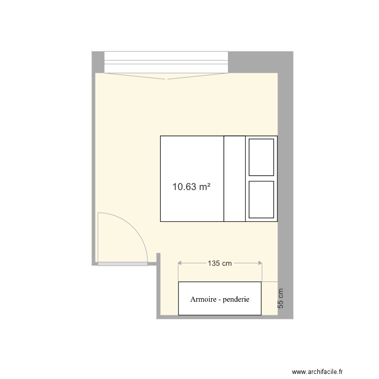 Chambre 1. Plan de 0 pièce et 0 m2