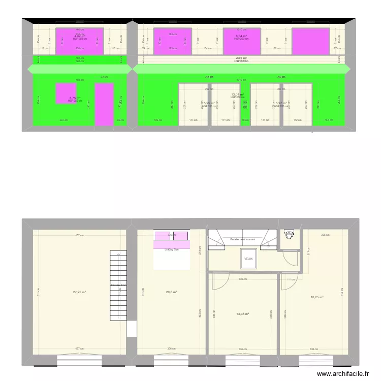 croquis archi. Plan de 