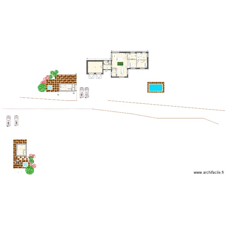 MAISON 1. Plan de 0 pièce et 0 m2