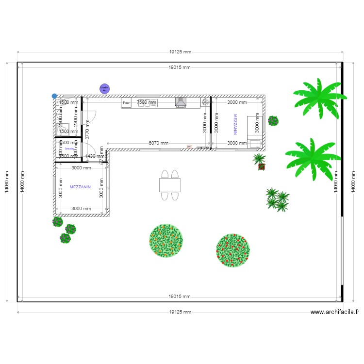 ELO 13. Plan de 6 pièces et 315 m2