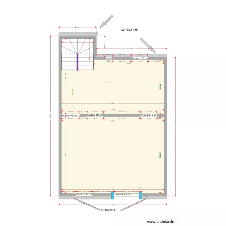 2eme etage LOT A  gros oeuvre 12 01 2020. Plan de 