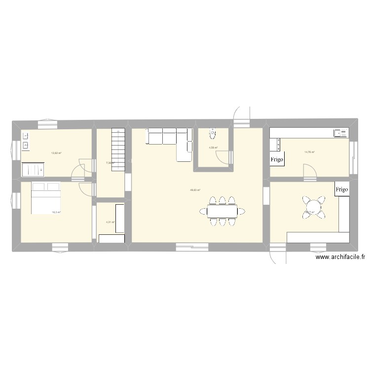 Dream house. Plan de 0 pièce et 0 m2