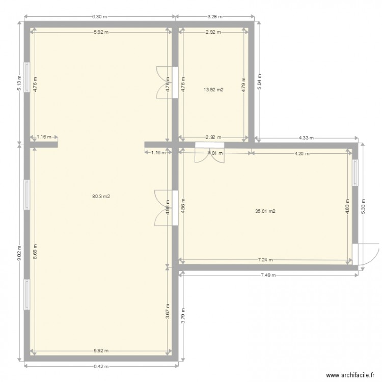 etage . Plan de 0 pièce et 0 m2