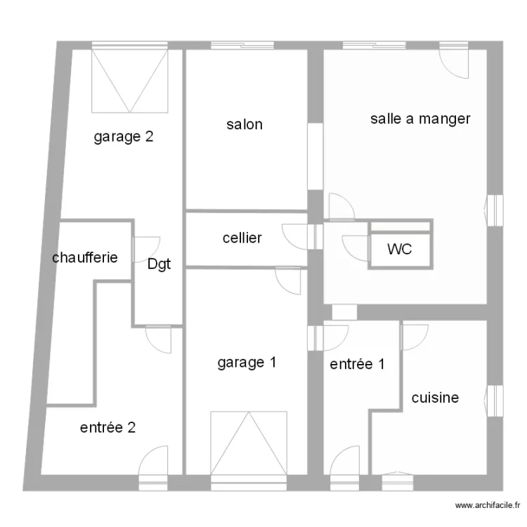 dejonghe RdC. Plan de dejonghe RdC. Plan de