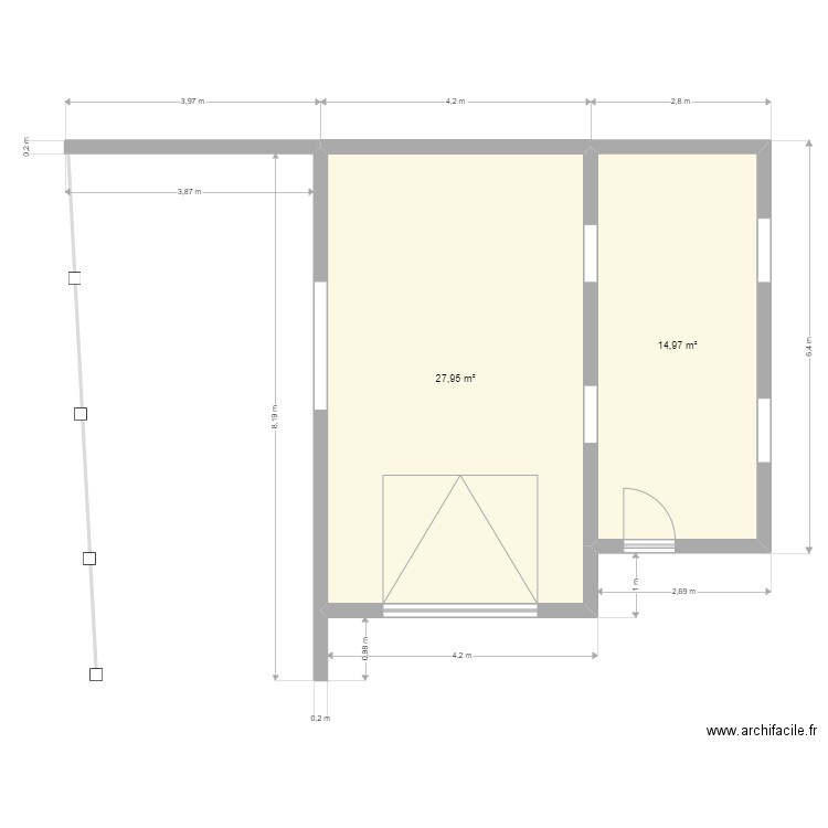 projet Garage. Plan de 0 pièce et 0 m2