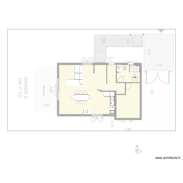 Courthezon RdC V3. Plan de 