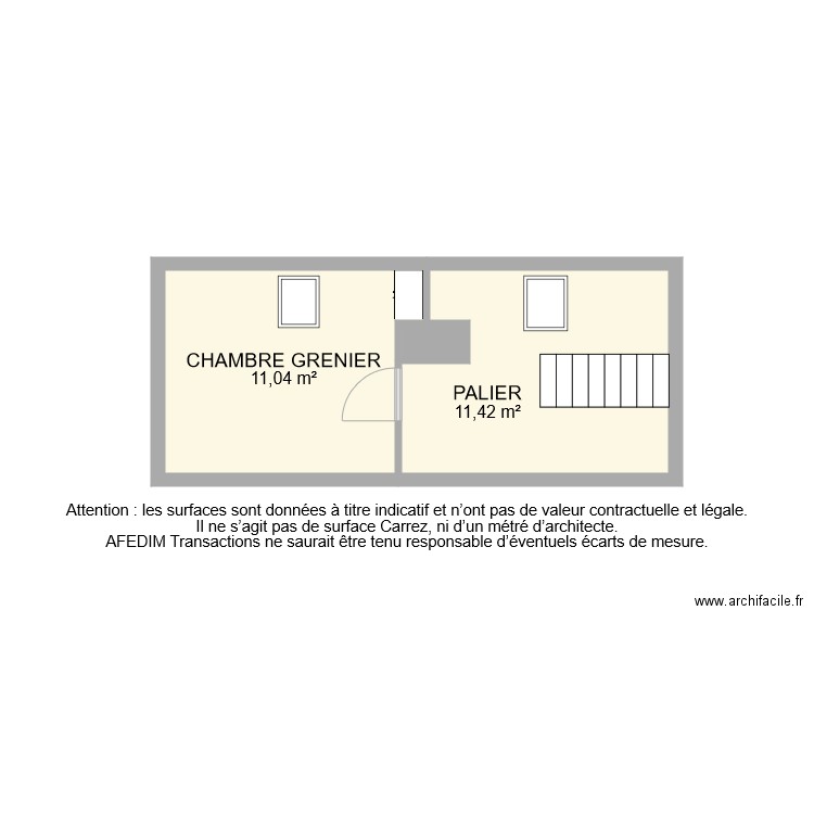 BI 7228 GRENIER. Plan de 0 pièce et 0 m2