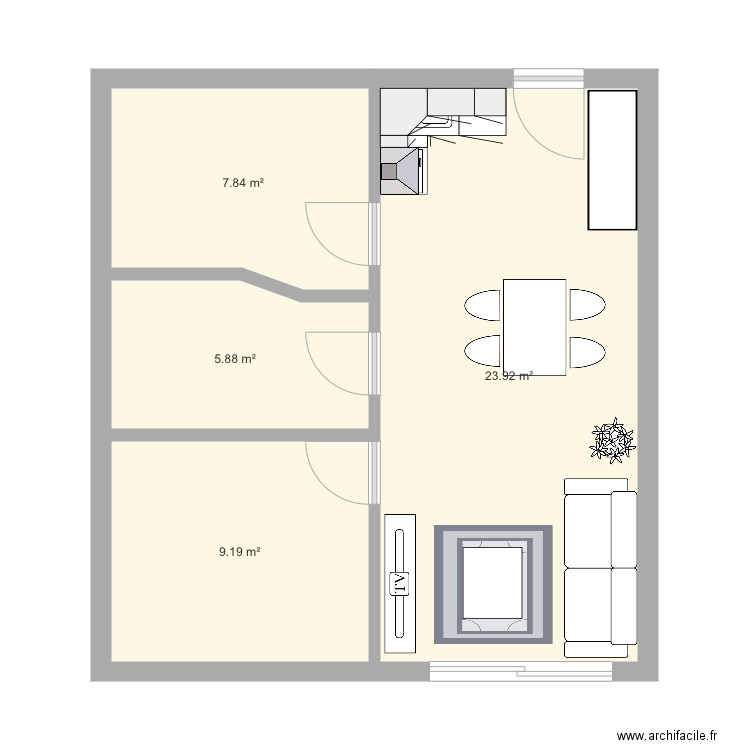 Genovese. Plan de 0 pièce et 0 m2
