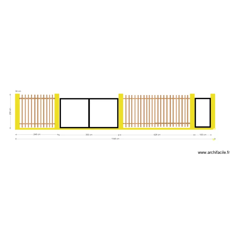 cl&ocirc;ture 649. Plan de 