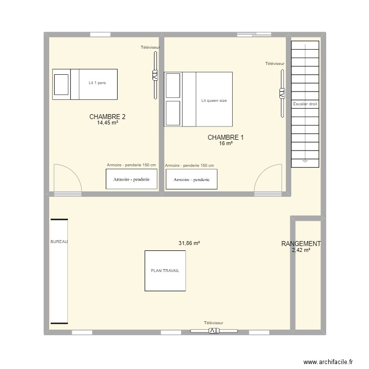 MAISON_ETAGE_1. Plan de 0 pièce et 0 m2