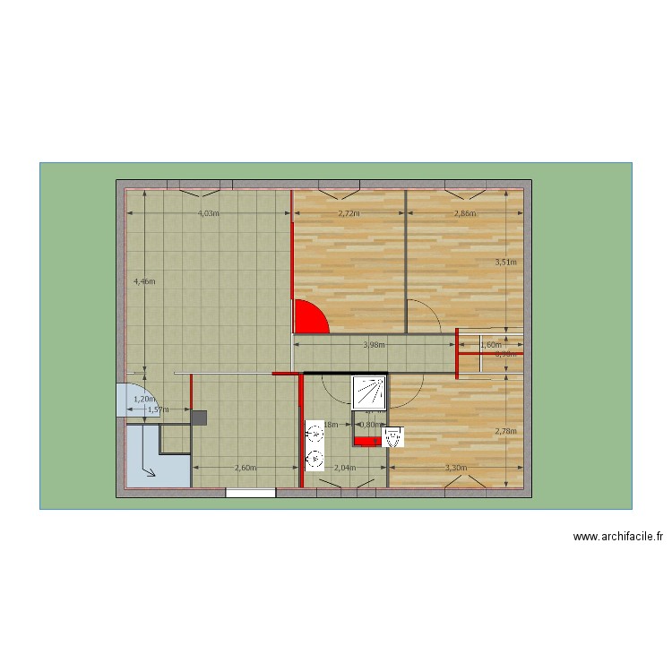 GUILLOIS. Plan de 0 pièce et 0 m2