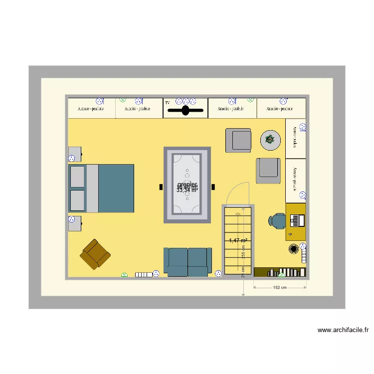 Maison sous sol Projet 2. Plan de 