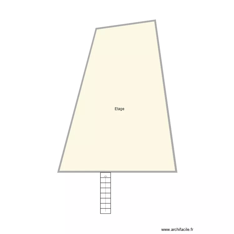 plan existant 1er Hemon. Plan de 