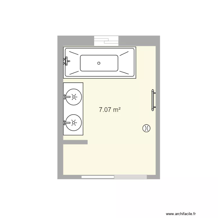 salle de bain 8. Plan de 