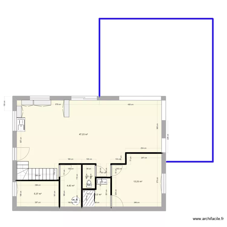 maison ag. Plan de 