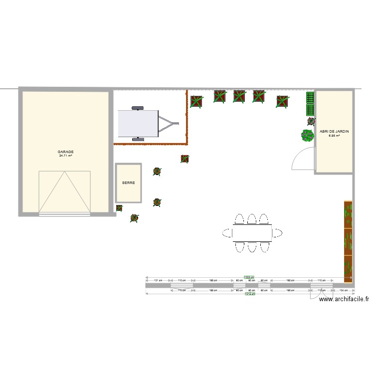 JARDIN  . Plan de 0 pièce et 0 m2