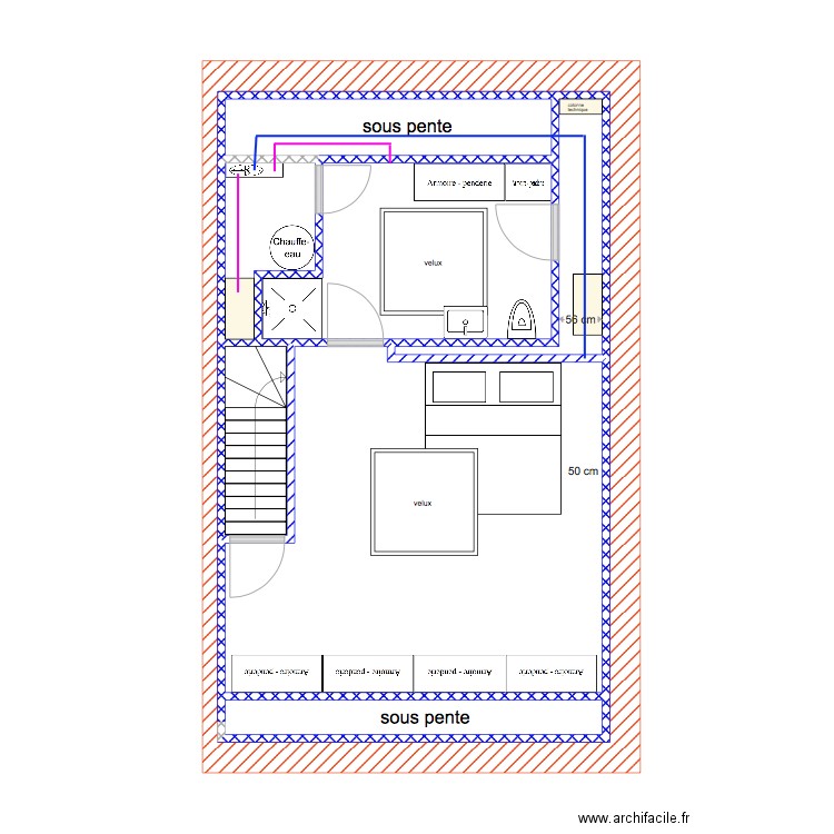 maison  combleS. Plan de 0 pièce et 0 m2