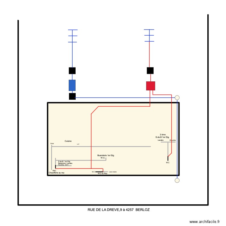Berloz. Plan de 0 pièce et 0 m2