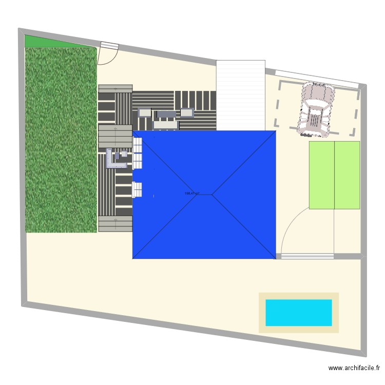 ACHENHEIM EXTERIEUR. Plan de 1 pièce et 198 m2