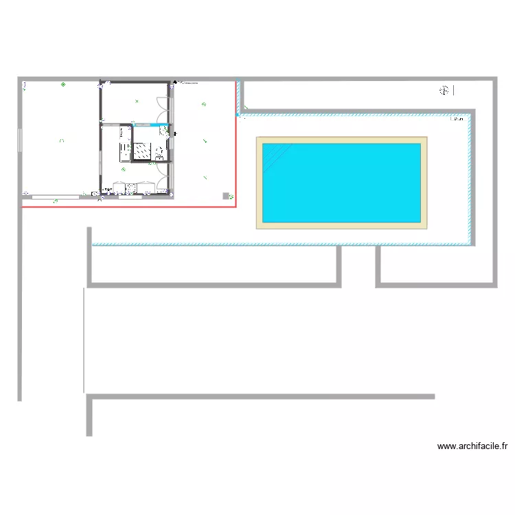 DEPENDANCE INTERIEUR 07 17 ELECTRICITE. Plan de DEPENDANCE INTERIEUR 07 17 ELECTRICITE. Plan de
