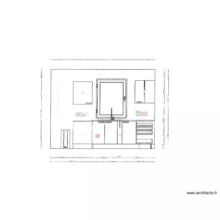 cuisine 1 lecomte campos. Plan de 